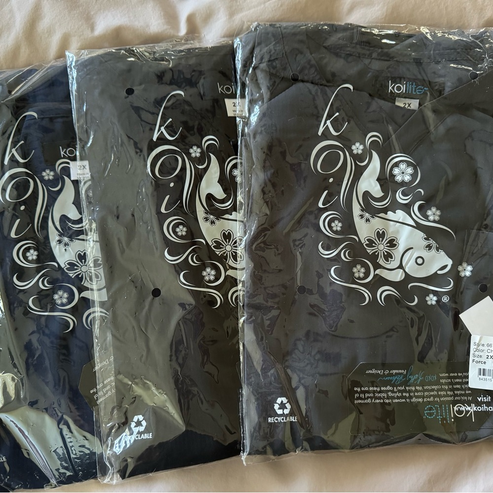 3 pack 2XL scrub top
